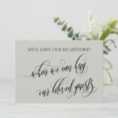 Lichte wijze wanneer we kunnen knuffelen u uitgest kaart (Staand voorkant)