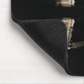 Lichte windmolens bij nachtmousepad muismat (Hoek)