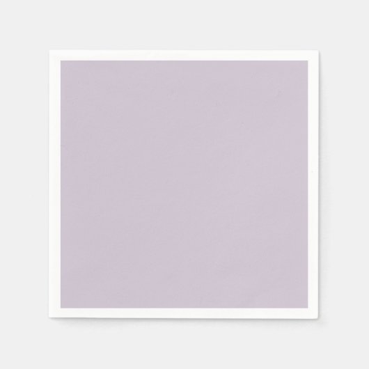 Lichte Wisteria Solid kleur Servet (Voorkant)