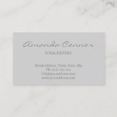 Lichte Yoga Mindful Meditatie Sessies Glitter Dot Visitekaartje (Achterkant)