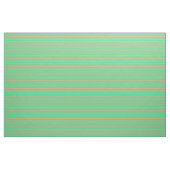 Lichte zalm en groene strepen stof (Yard (91,4 cm))