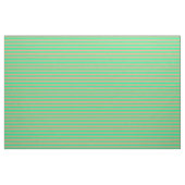 Lichte zalm en groene strepen stof (Fat Quarter)