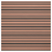 Lichte zalm en zwarte lijnen stof (Swatch)