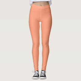 Lichte zalm Solid Plain Color Leggings