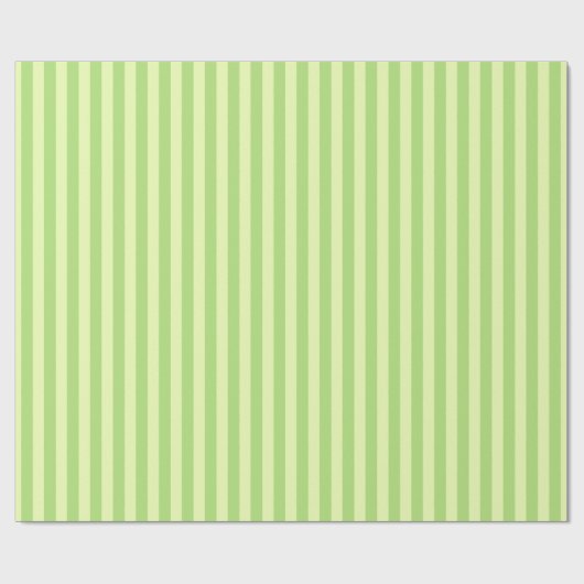 Lichte zomer Limoen pastel groen ombre strepen Cadeaupapier (Vlak)