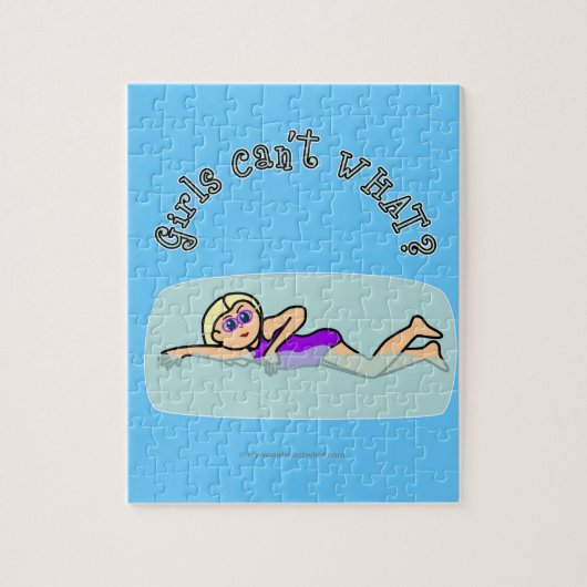 Lichte zwembriem legpuzzel (Verticaal)