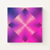 Lichteffecten op kantdagboek notitieboek (Achterkant)