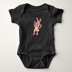 Lichtelijk Griezelige Konijn Baby Top