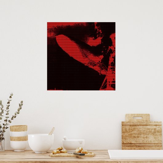 Lichtemitterende diode (LED) Zeppelin Poster (Keuken)
