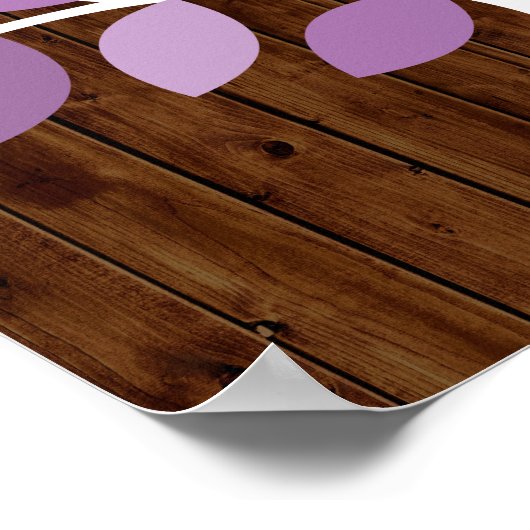 Lichten - 150 handtekening gastenboek alternatief poster (Hoek)