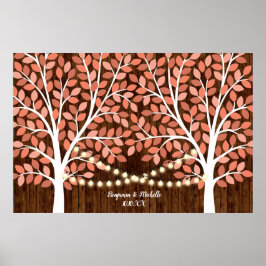 Lichten - 250 Signature Guest Book Alternative Poster