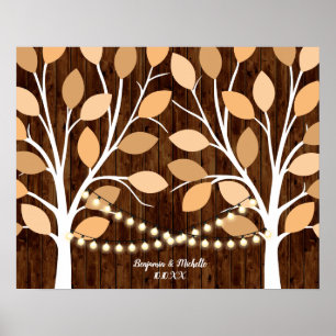 Lichten - 25 Signature Guest Book Alternative Poster