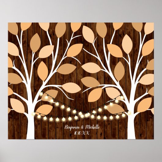 Lichten - 25 Signature Guest Book Alternative Poster (Voorkant)