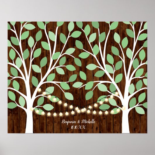 Lichten - 75 Signature Guest Book Alternative Poster (Voorkant)