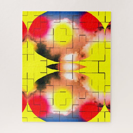 Lichten aan de hemel kunst legpuzzel (Verticaal)