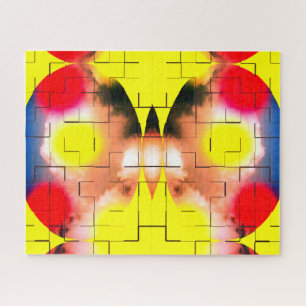 Lichten aan de hemel kunst legpuzzel