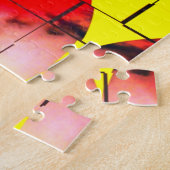 Lichten aan de hemel kunst legpuzzel (Zijkant)