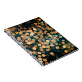 lichten backgrondabstract, achtergrond, zwart, ond notitieboek (Rechterzijde)