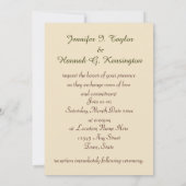 Lichten, Bospad Gay Lesbisch Bruiloft Uitnodiging (Achterkant)