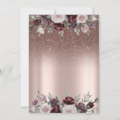 Lichten, Bourgogne Glitterballonnen 80ste verjaard Kaart (Achterkant)