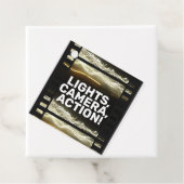 LICHTEN, CAMERA, ACTIE! BEDANKJES LABELS (In situ)