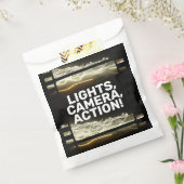 LICHTEN, CAMERA, ACTIE! BEDANKZAKJE (Gezegeld)