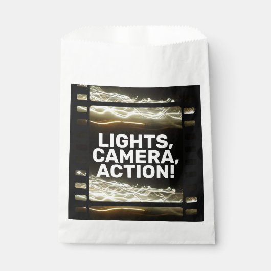 LICHTEN, CAMERA, ACTIE! BEDANKZAKJE (Voorkant)