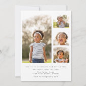 Lichten Camera Actie Foto Verjaardag Uitnodigen Kaart (Achterkant)