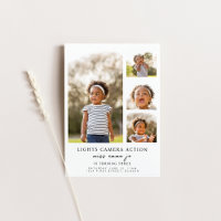 Lichten Camera Actie Foto Verjaardag Uitnodigen