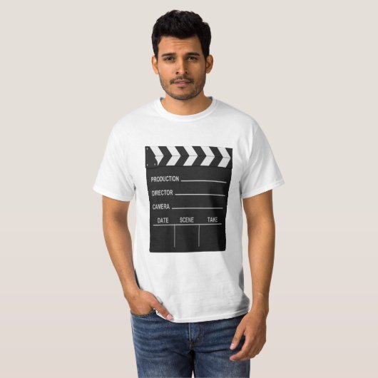 Lichten camera Action T-Shirt (Voorkant volledig)