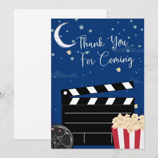 Lichten camera filmnacht 1 - Hartelijk dank (Voorkant / Achterkant)