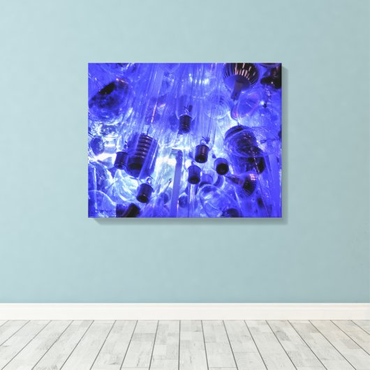 LICHTEN CANVAS AFDRUK (Insitu (Houten vloer))