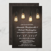 Lichten Chique repetitie Dineruitnodigingen Kaart (Voorkant / Achterkant)