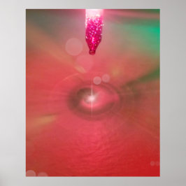 Lichten en kleuren achtergrond voor videogesprekke poster