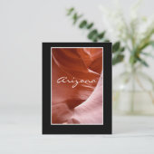 Lichten en lijnen in het canyon, Arizona Briefkaart (Staand voorkant)