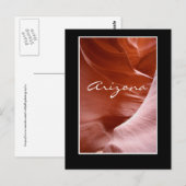 Lichten en lijnen in het canyon, Arizona Briefkaart (Voorkant / Achterkant)