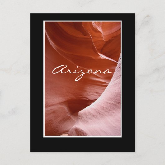 Lichten en lijnen in het canyon, Arizona Briefkaart (Voorkant)