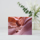 Lichten en rotsen in de canyon briefkaart (Staand voorkant)