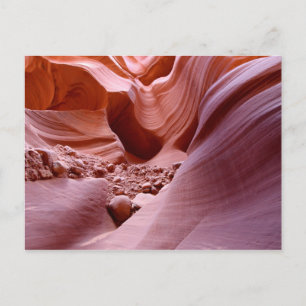 Lichten en rotsen in de canyon briefkaart