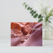 Lichten en rotsen in het canyon, Arizona Briefkaart (Staand voorkant)