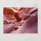 Lichten en rotsen in het canyon, Arizona Briefkaart (Voorkant)