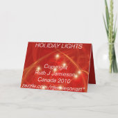 LICHTEN FEESTDAGEN KAART (Achterkant)