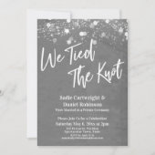 Lichten Getexturd We hebben de knoop doorgehakt Gr Kaart (Voorkant)