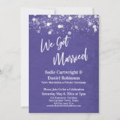 Lichten getextureerd We hebben gehuwde Paarse ontv Kaart (Voorkant)