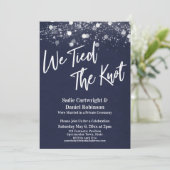 Lichten getextureerd We hielden de 'Knot Navy Rece Kaart (Staand voorkant)