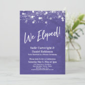 Lichten Getextureerd We Zijn Gevlucht Paarse Ontva Kaart (Staand voorkant)