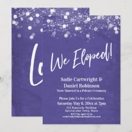 Lichten Getextureerd We Zijn Gevlucht Paarse Ontva Kaart