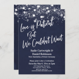 Lichten Getextuurde Liefde is Geduldig Marine Ontv Kaart