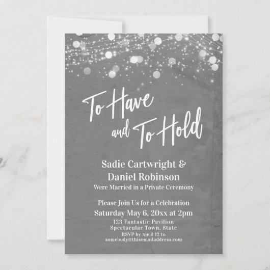 Lichten Grunge om te hebben en om grijs te houden Kaart (Voorkant)