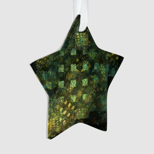 Lichten in de Abstracte Art Acrylster Ornament (voorkant)